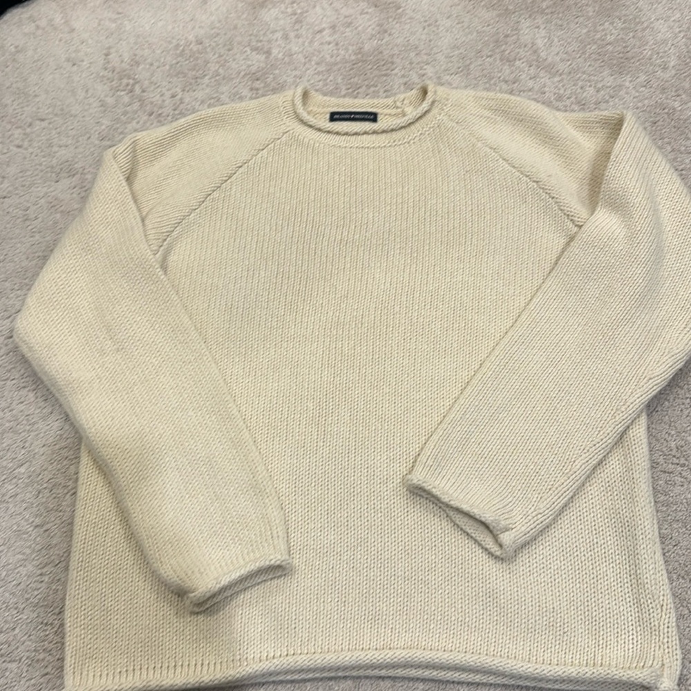 Brandy Melville Classic Rollneck Sweater in Cream OS